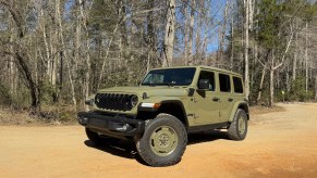 The 2025 Jeep wrangler Willys 41 4xe off-roading
